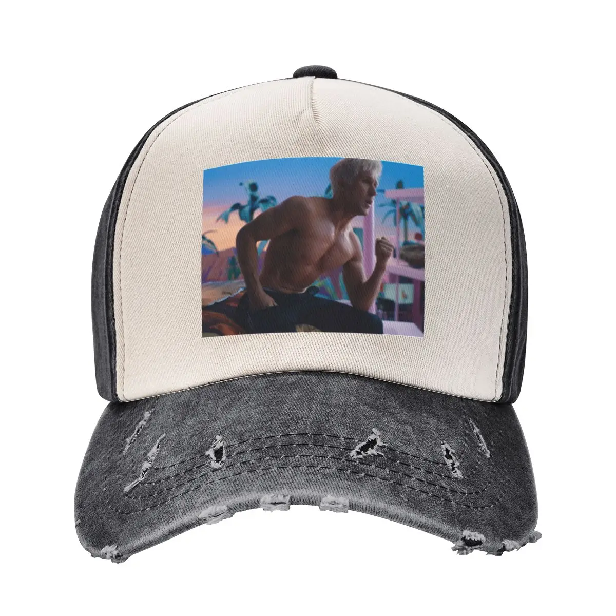 Ken Flexing Baseball Cap Luxury Hat custom Hat Hat Man For The Sun Beach Outing Designer Man Women's