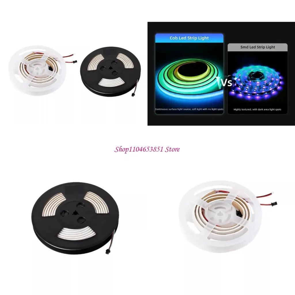 Programmable RGBWC LED Light Strips With WS2812B Controller 256 Grayscales 24V Low Voltages Design 