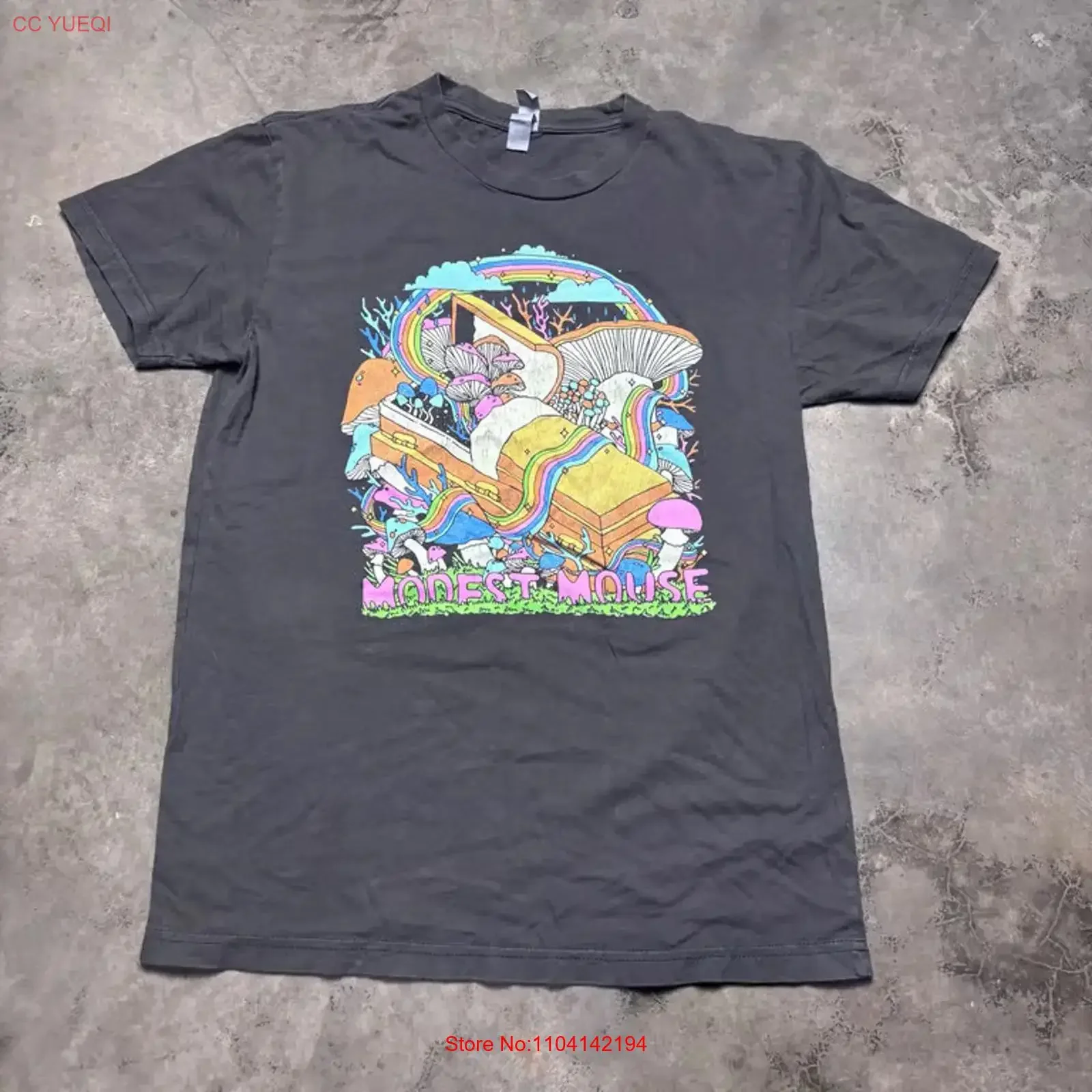 Vintage Modest Mouse Band T Shirt Concert S to 5XL vintage Washed homme Stretched designer clothes Stylish Slightly Unisex