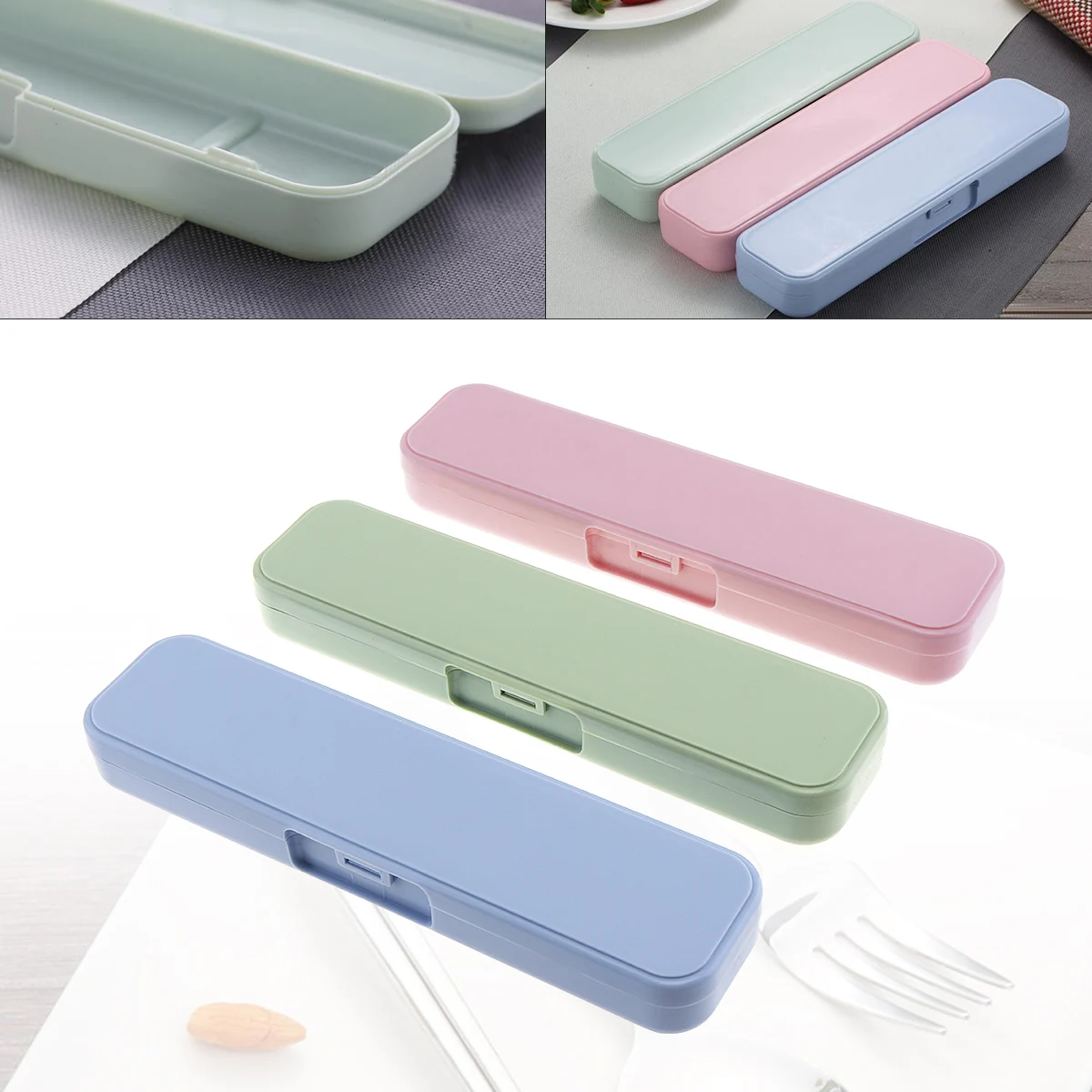 Tableware Storage Box 3 Colour Universal  Portable PP Conjoined Side Opening Cutlery Receptacle Tableware Storage Box