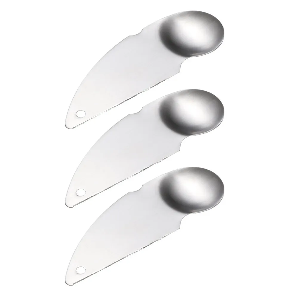 3Pcs Kiwi Spoon Sco…