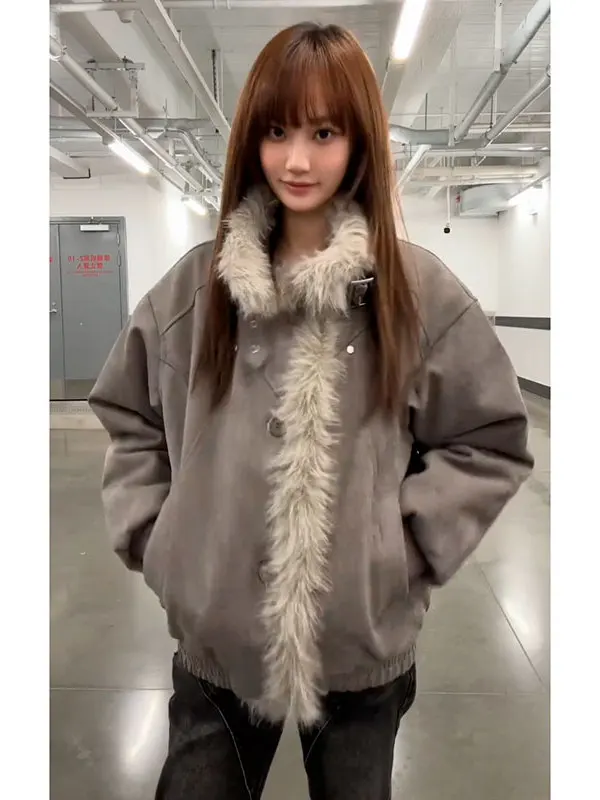 

Мужская утепленная хлопковая куртка на флисовой подкладке с воротником-стойкой, зимнее пальто Cleanfit, повседневная одежда, приталенный крой, длинный рукав