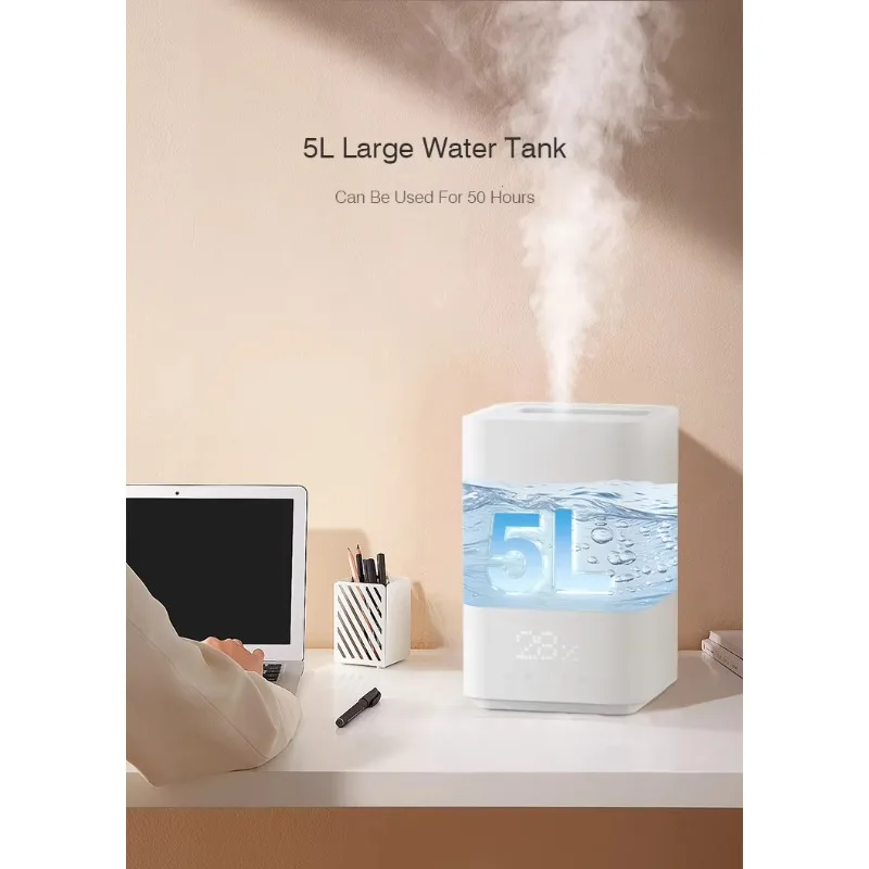 Household AC power supply 1 year warranty Smart ultrasonic humidifier