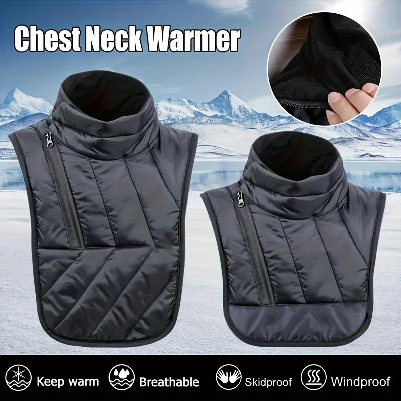 Winter Warm Motorcycle Neck Chest Warmer Windproof Motorbike Warm Scarf Balaclava Motorcycle Neck Cloak Universal for Women Men