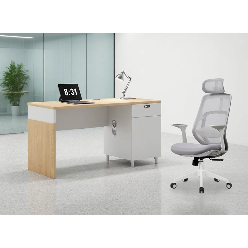 Modern Minimalist Boss Desk Durable Office Computer Table for Manager Supervisor Easy Assembly Writing Deskpromote sales