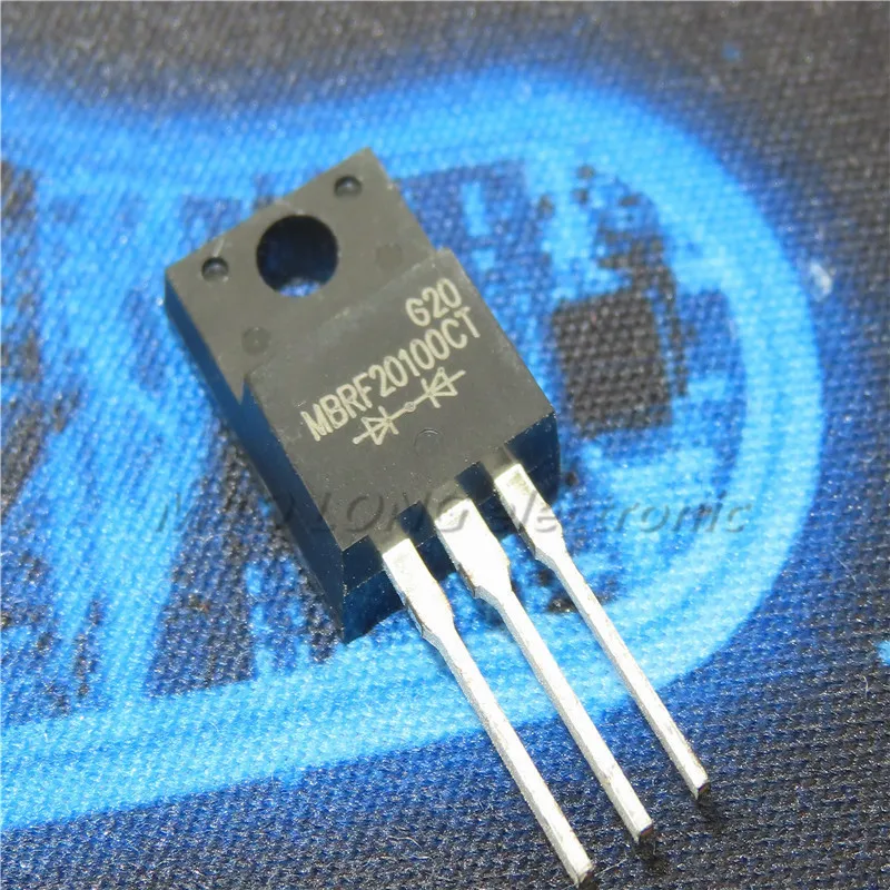 10PCS/LOT MBRF20100CT MBRF20100 TO-220F Schottky diode 20A 100V New In Stock