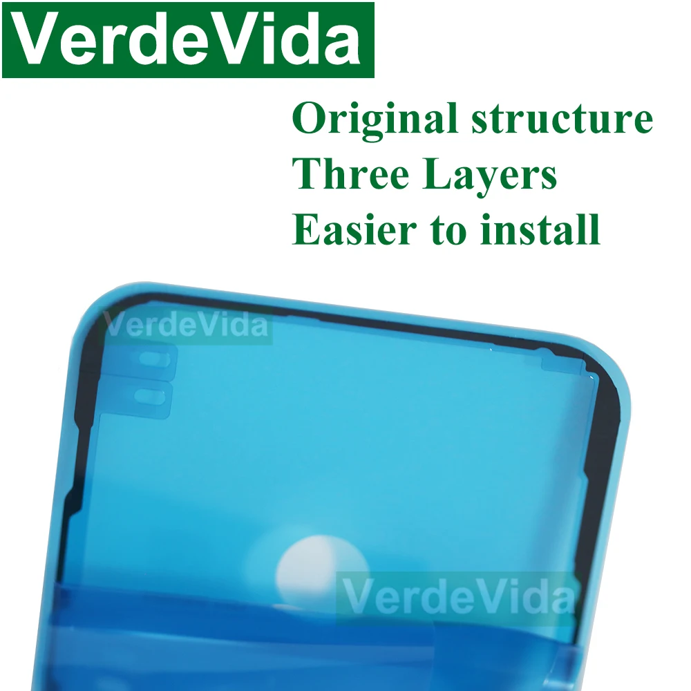 VerdeVida 3pcs OEM Screen Display Adhesive for iPhone 13 Pro Max 11 12 13 14 15 Plus XS X LCD Waterproof Glue Sticker Frame Seal