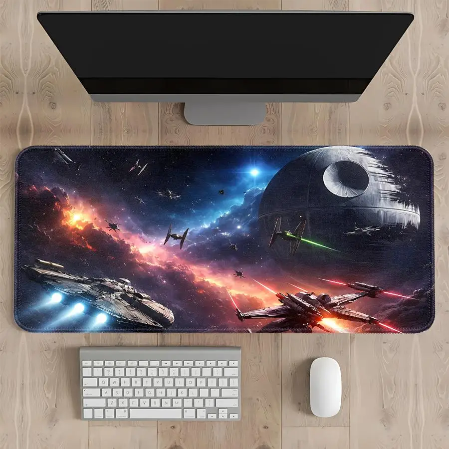 

Коврик для мыши, аксессуары для рабочего стола, офисный коврик, коврик для компьютера, ноутбука, игровой консоли, клавиатуры, водонепроницаемый, белый, с изображением персонажа