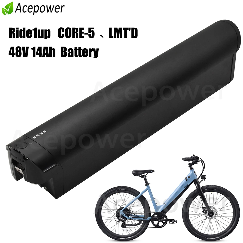 Ride1 UP CORE-5 LMT’D Electric Bike Replacement Battery Reention AVENTON PACE 500 48V 12.8Ah 14Ah 350W 500W 750W EBike Batteries