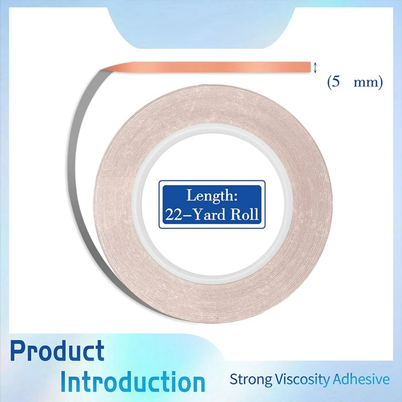 Koperfolie Tape Met Hete Rug Voor Glas In Lood (2 Rollen)