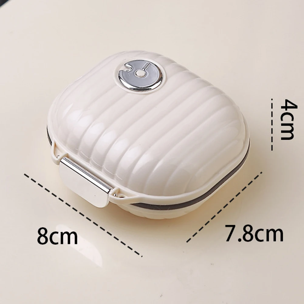 Plastic Tablets Dispenser Moisture-proof Sealed Tablets Storage Box For Capsule