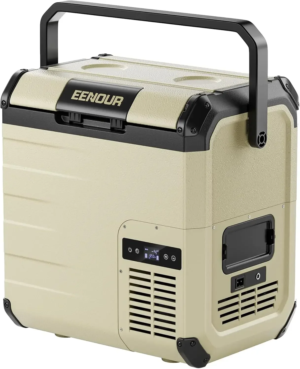 

EENOUR D18 12 Volt Car Refrigerator, Portable Freezer 19Qt/18L Battery & Solar Powered Cooler 25W, -4~50℉, 12/24V DC, 110~240V