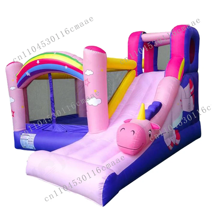 New Hot Selling Small Inflatable Bodyguard Castle Indoor Slide Combination Children's Party Kindergarten