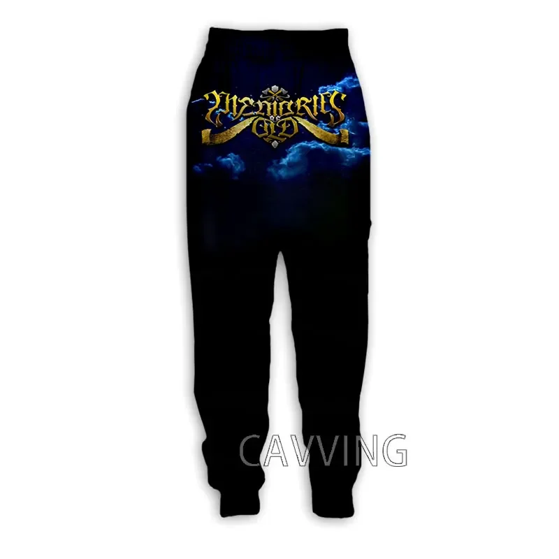 Pantalones de chándal deportivos con estampado 3D de banda antigua, pantalón de chándal recto, pantalones de Jogging, nuevos recuerdos de moda