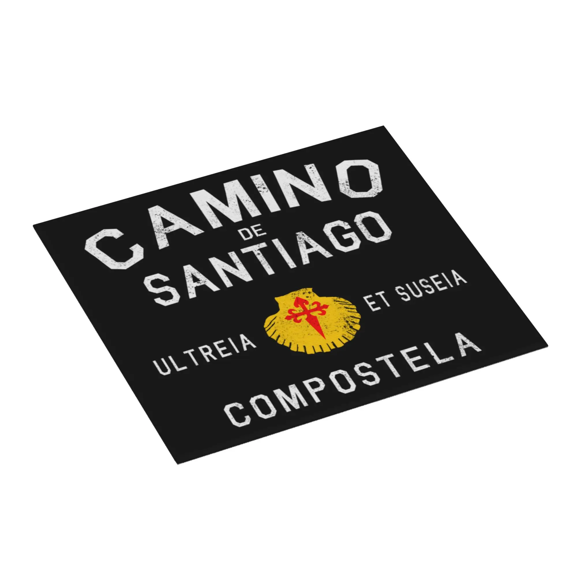 Buen Camino Drying Mat For Kitchen Waterproof Non‑Slip Oil Proof Reusable Camino De Santiago Bathroom Countertop Protector Mat
