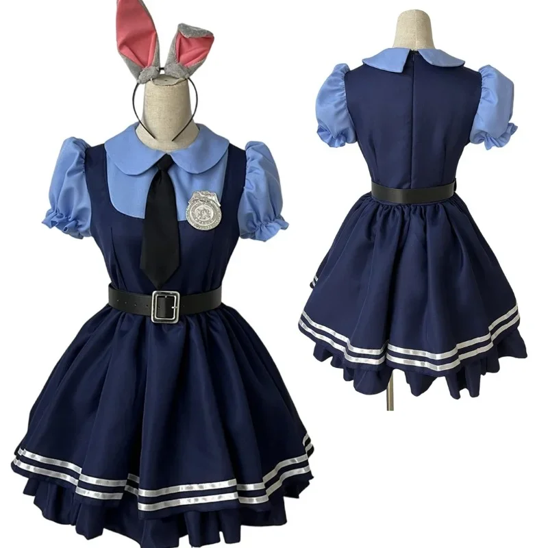 

Japanese Kawaii Anime Bunny Costumes Women Love Live Cosplay Animation Show Sweet Lolita Rabbit Role Play Party Satge Clothing