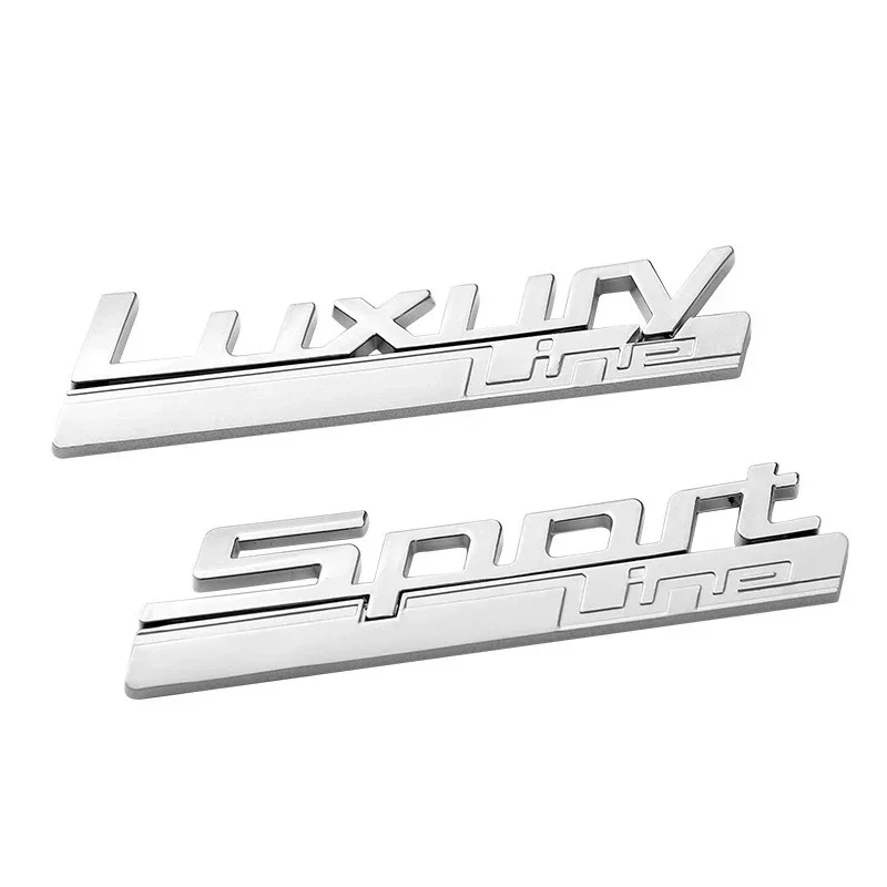 

3D ABS Car Fender Luxury Line Sport Line Logo Emblem Badge Sticker For BMW F10 G30 E46 E39 E36 E90 F30 F31 F20 E60 Accessories