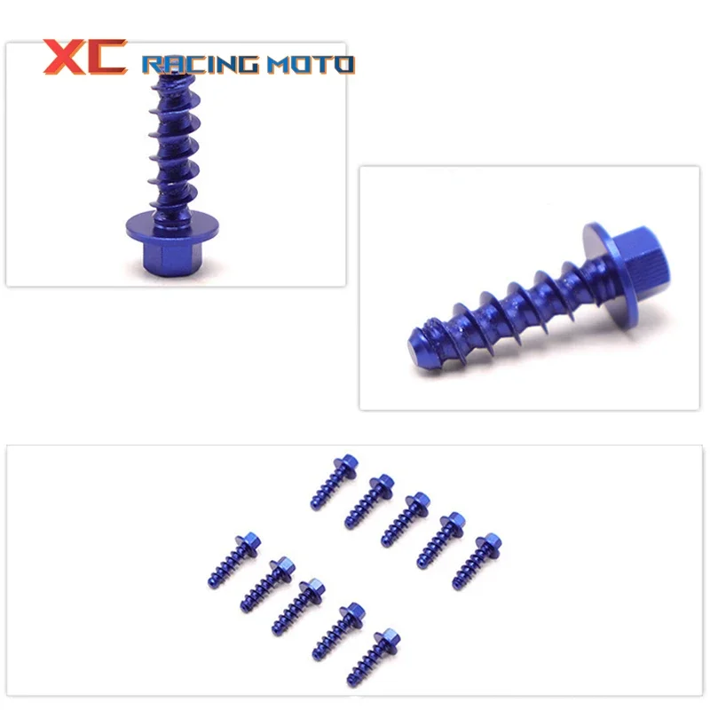 10Pcs Dirt Bikes Self Tapping Screw Bolt Kit For KTM EXC EXCF XC XCF SX SXF TPI SIX DAYS 125 250 300 350 400 450 500 1997-2022