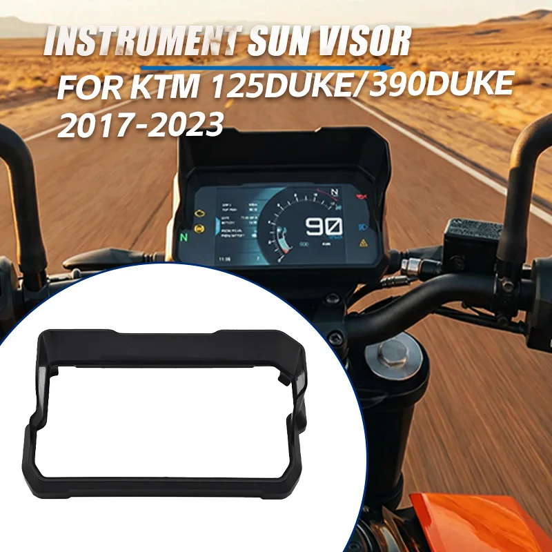 

Для KTM 125DUKE 390DUKE 125 duke 390 2023 мотоциклетная приборная панель, солнцезащитный козырек, антибликовый, устойчивый к ультрафиолетовому излучению, крышка экрана прибора