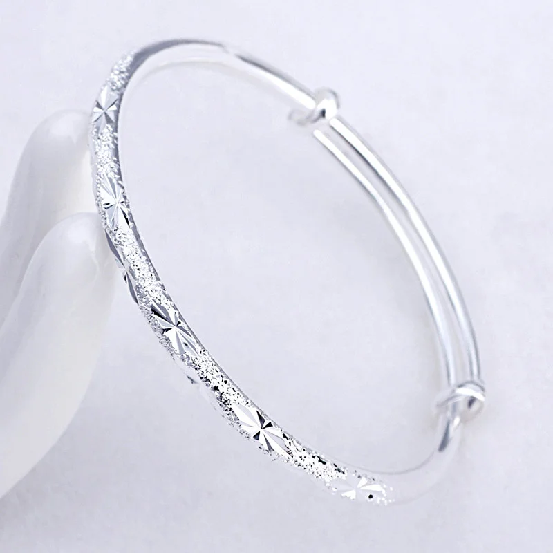 

New Fashion 925 Sterling Silver Full Star Bracelet For Women Bracelet Luxury Designer Party Wedding Jewelry Gift