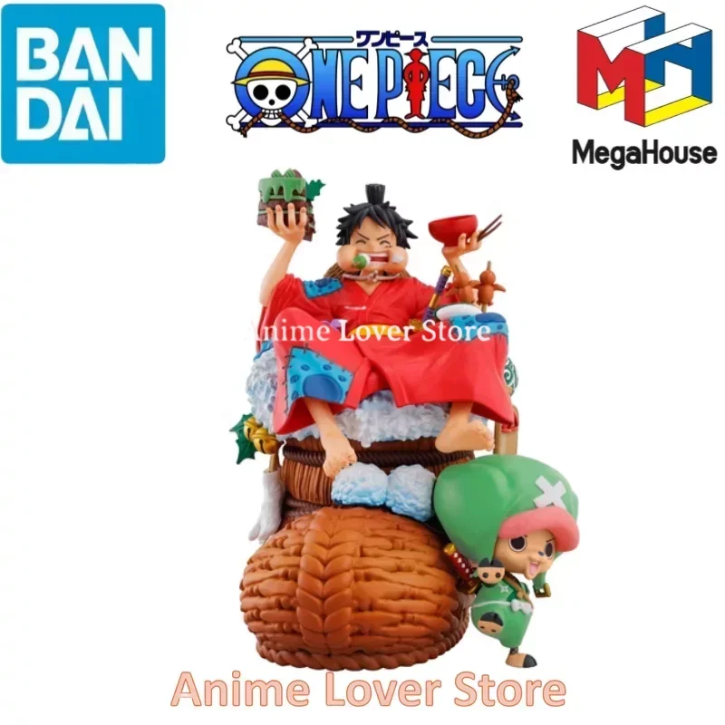 

Bandai MegaHouse Logbox Original One Piece Luffy Chopper Anime Action Figures Toys For Kids Gift Collectible Model Ornaments