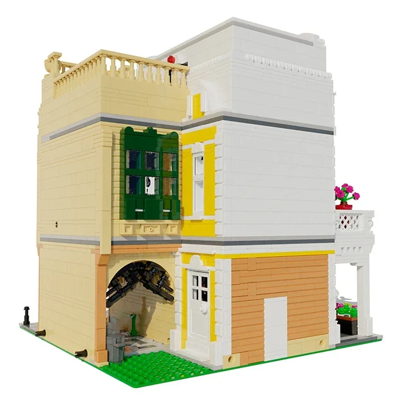 Moc Bouwstenen Beroemde Street View Model Florentine Palazzo Technologie Modulaire Blokken Geschenken Speelgoed Voor Kinderen DIY Montage