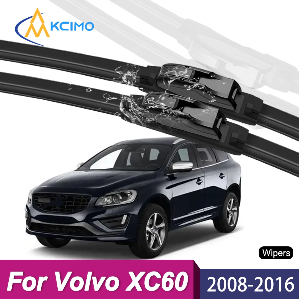 

Anti-Vibration Quiet Front Wiper Blades For Volvo XC60 2008-2016 Easy Installation Automotive Accessories