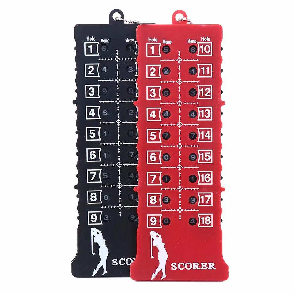 Stroke Putt Training Aids with Key Chain Scoring Keeper Golf Shot Count Score Counter Score Counter Stroke Score Card