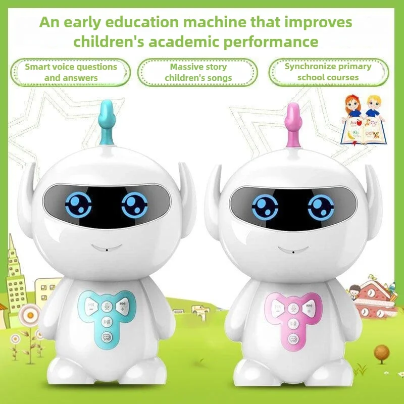 Intelligent AI Early Education Machine, Children's Companion Robot, Yitoy, Voice, Artificial Dialogue, New Multi functional Lear