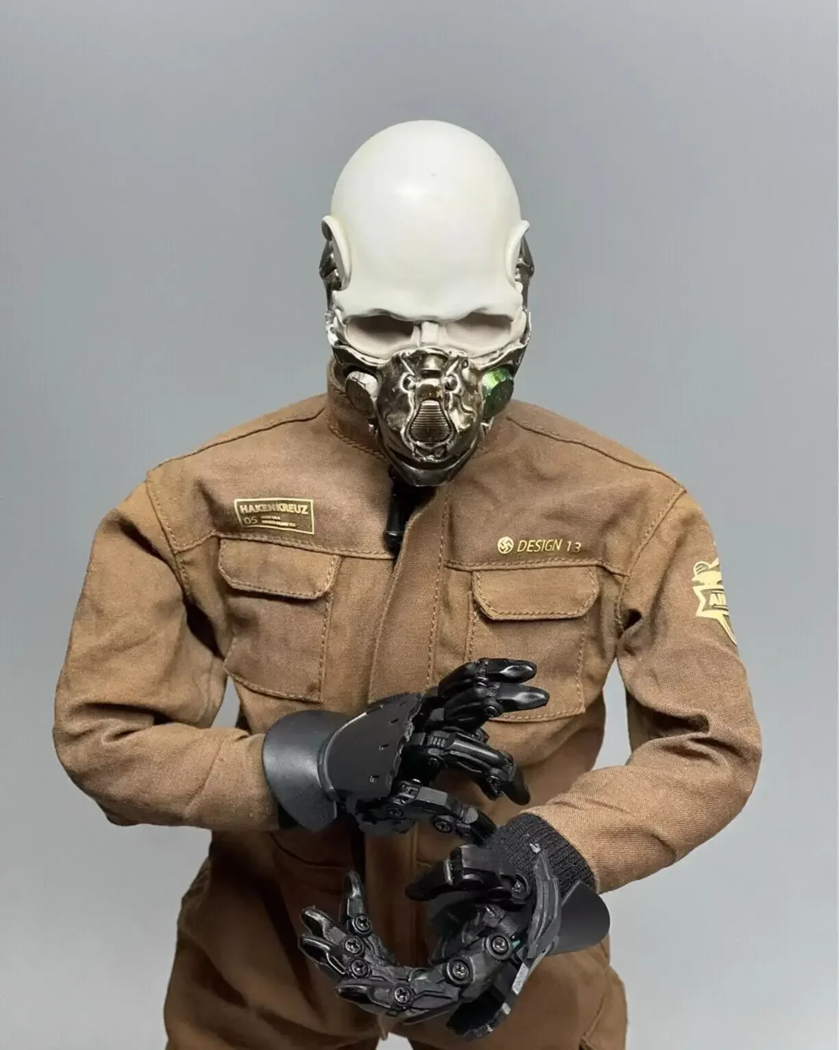 1:6 Scale Soldier Black Robotic Arm Type Model for12'' Figure