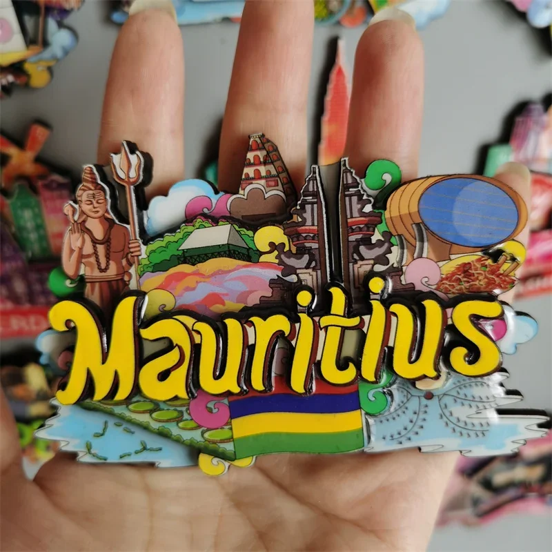 Mauritius magneti frigo Souvenir turistico Dodo adesivi magnetici decorazione decorazione della parete regali di viaggio collezione di decorazioni