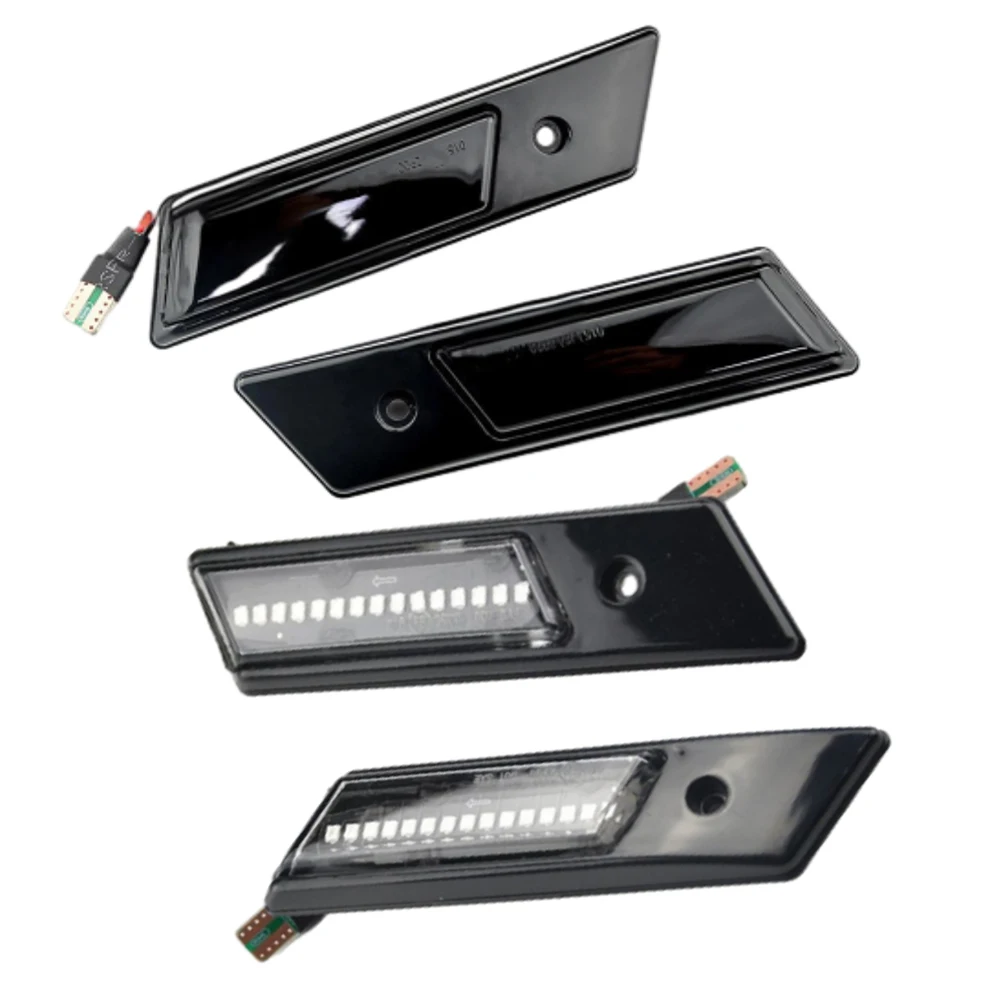 

For BMW E36 E34 E32 Smoked/Clear LED Front Fender Bumper Side Marker Indicator Lights