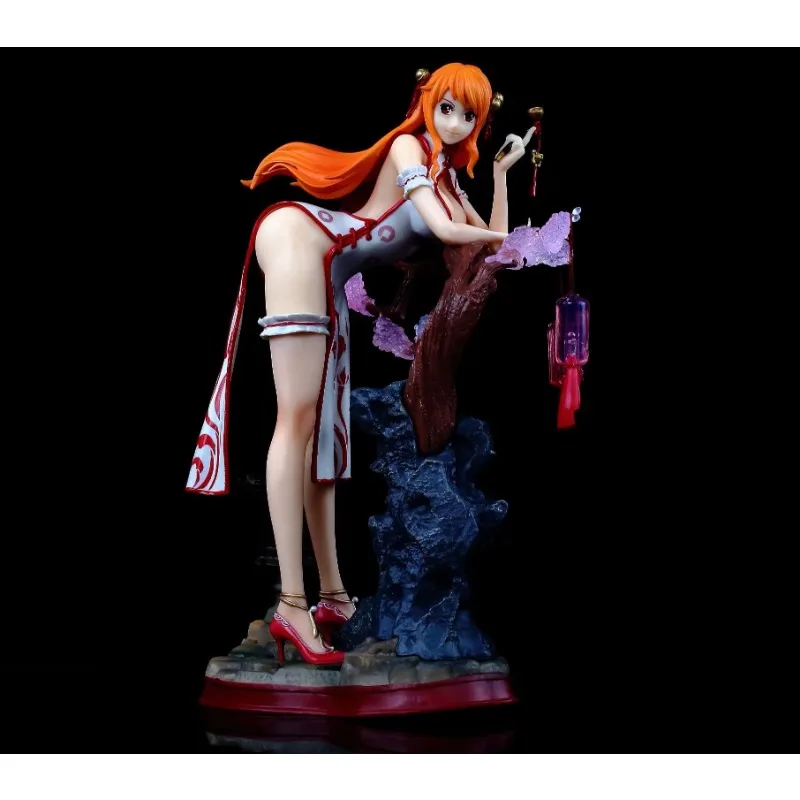 

ONE PIECE Antique Cat Cheongsam Nami Scene Statue Model Boxed Figure