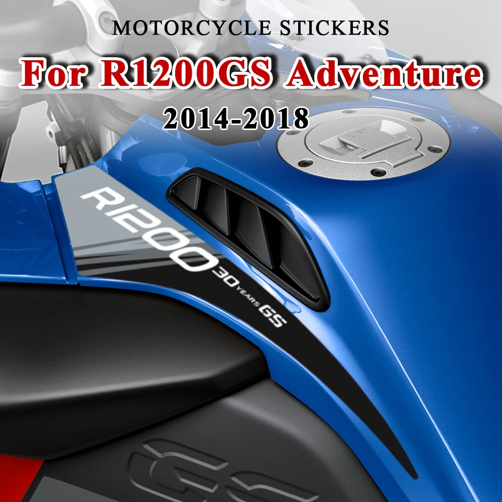 

1 Pair Motorcycle Fuel Tank Pad Stickers for R1200GS Adventure 2018 Side Oil Tank Decals For BMW R 1200 GS 1200GS ADV 2014-2017