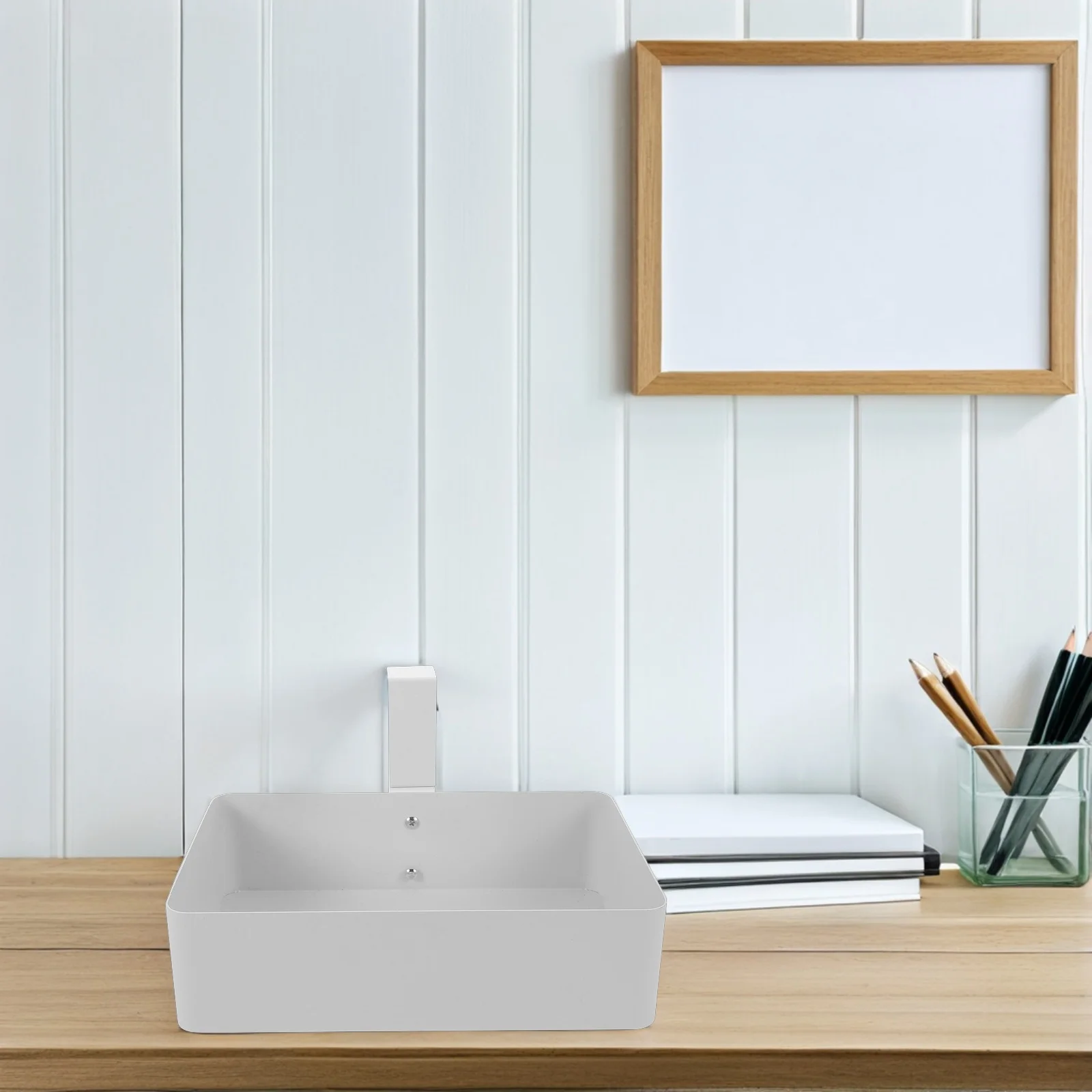 

Hidden Storage Basket Metal Under Shelf Hanging Organizer Rack for Kitchen Bathroom Office Space Storage Under Sink Baskets