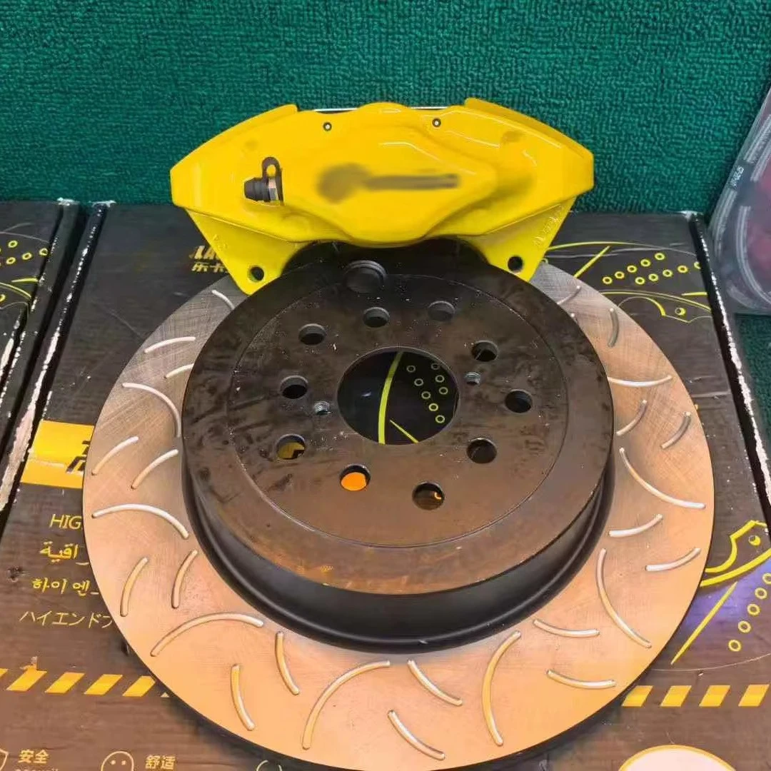 

New OEM modified brake disc caliper set (front 4 pistons and rear 2 pistons) forged aluminum alloy calipers