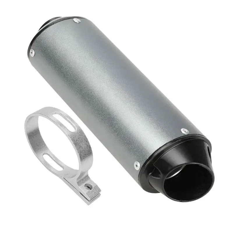 1 Set Motorcycle Exhaust Muffler 28mm / 32mm / 38mm Exhaust Pipe Tail Section Silencing System For Dirt Pitbike Atv