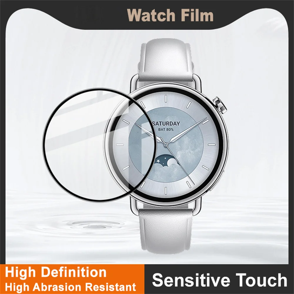 For Xiaomi Watch S4 41mm Screen Protector Anti Scratch PMMA Watch Film