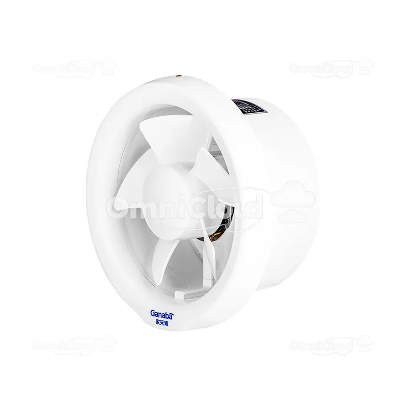 مروحة عادم عالية السرعة ومنخفضة الضوضاء بالجملة، مروحة عادم مستديرة للحمام المنزلي، مروحة عادم نافذة الحمام المطبخ #4