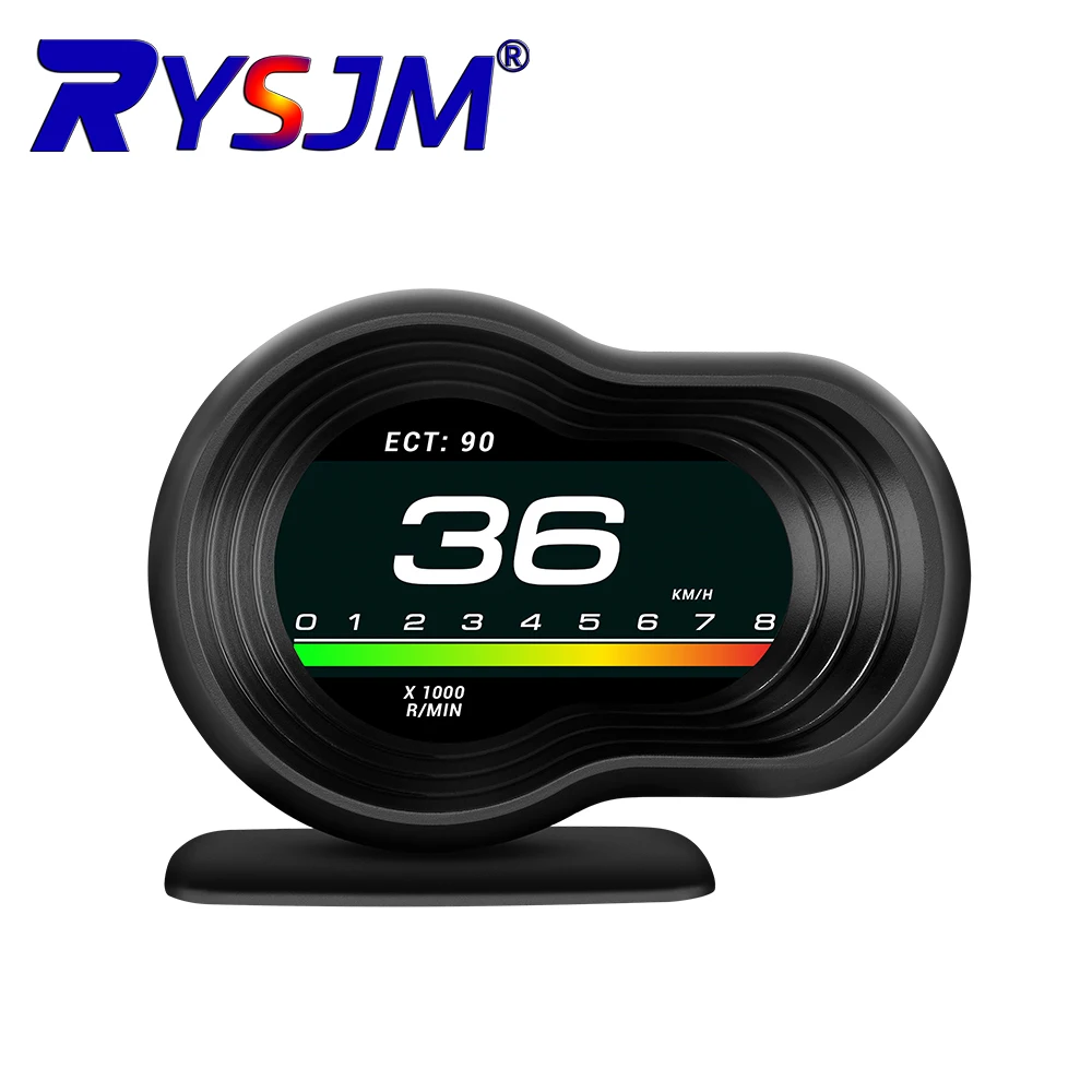 F9 OBD Head Up Display Auto Smart Car on-board Computer Gauge Digital Speedometer Temperature Engine RPM Alarm Auto Electronics
