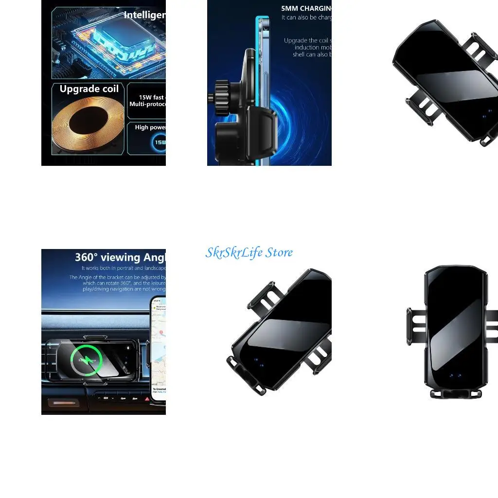 

E65E легко устанавливается. Подставка для телефона на приборной панели. Магнитная подставка для телефона с беспроводной зарядкой