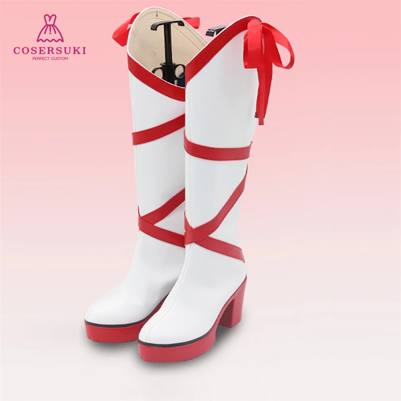 Vtuber Hololive Sakura Miko Cosplay Shoes Boots Custom Made Halloween Christmas Shoes - Image 4