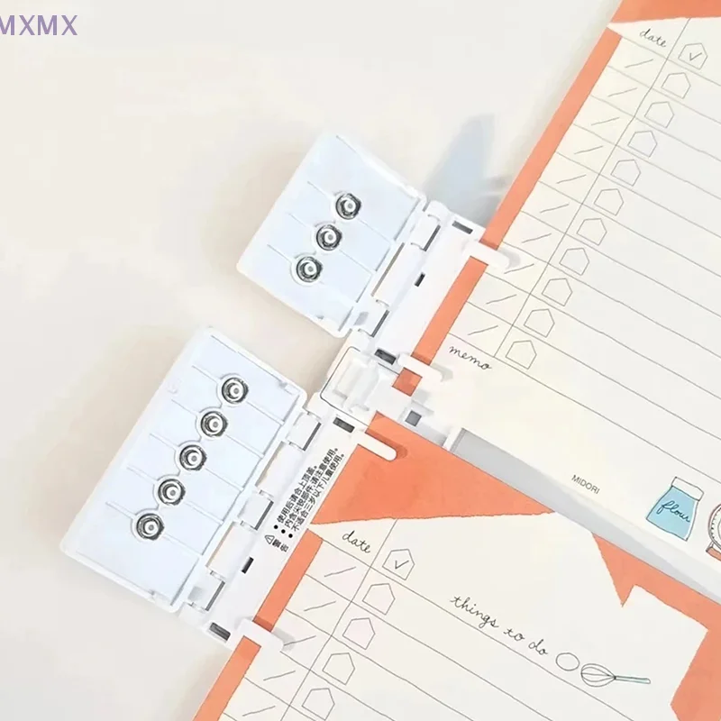 

8 Hole Punch Portable Ring Binder Manual A5 B5 A4 Loose-Leaf Notebook Paper Puncher Tool Convenient Lightweight Office Supplies