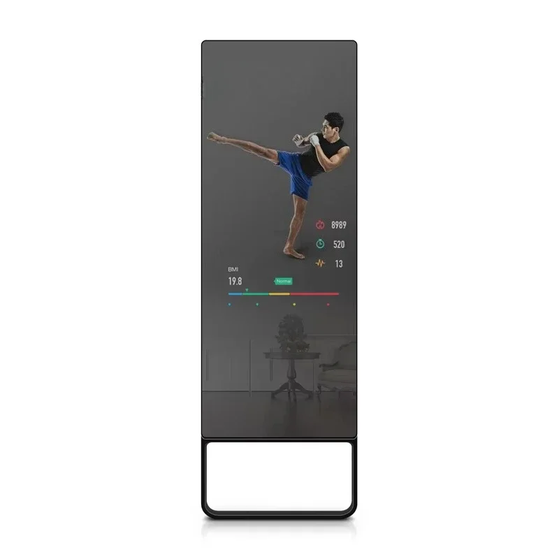 

Exercise fitness mirror Fitness interactive touch screen digital advertising mirror