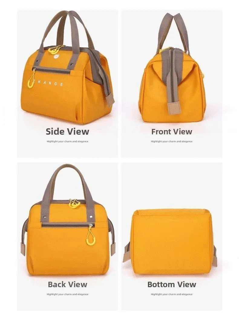Isolierte Lunch-Tasche Tragbare Aluminiumfolie Isolierte Lunchbox-Tasche Studenten-Lunchbox Bento-Tasche Handliche Lunch-Tasche für Unterwegs – Detail 13