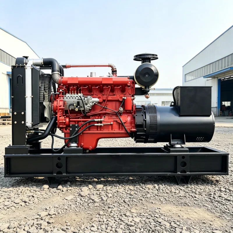 Customized Home Backup Diesel Generator Set Silent Portable Power Generator Three Phase Automatic Start Low Noise