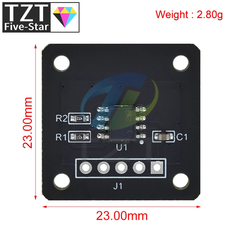 MT6701 Magnetic Encoder Magnetic Induction Angle Measurement Sensor Module 14bit High Precision Instead Of AS5600 For Arduino