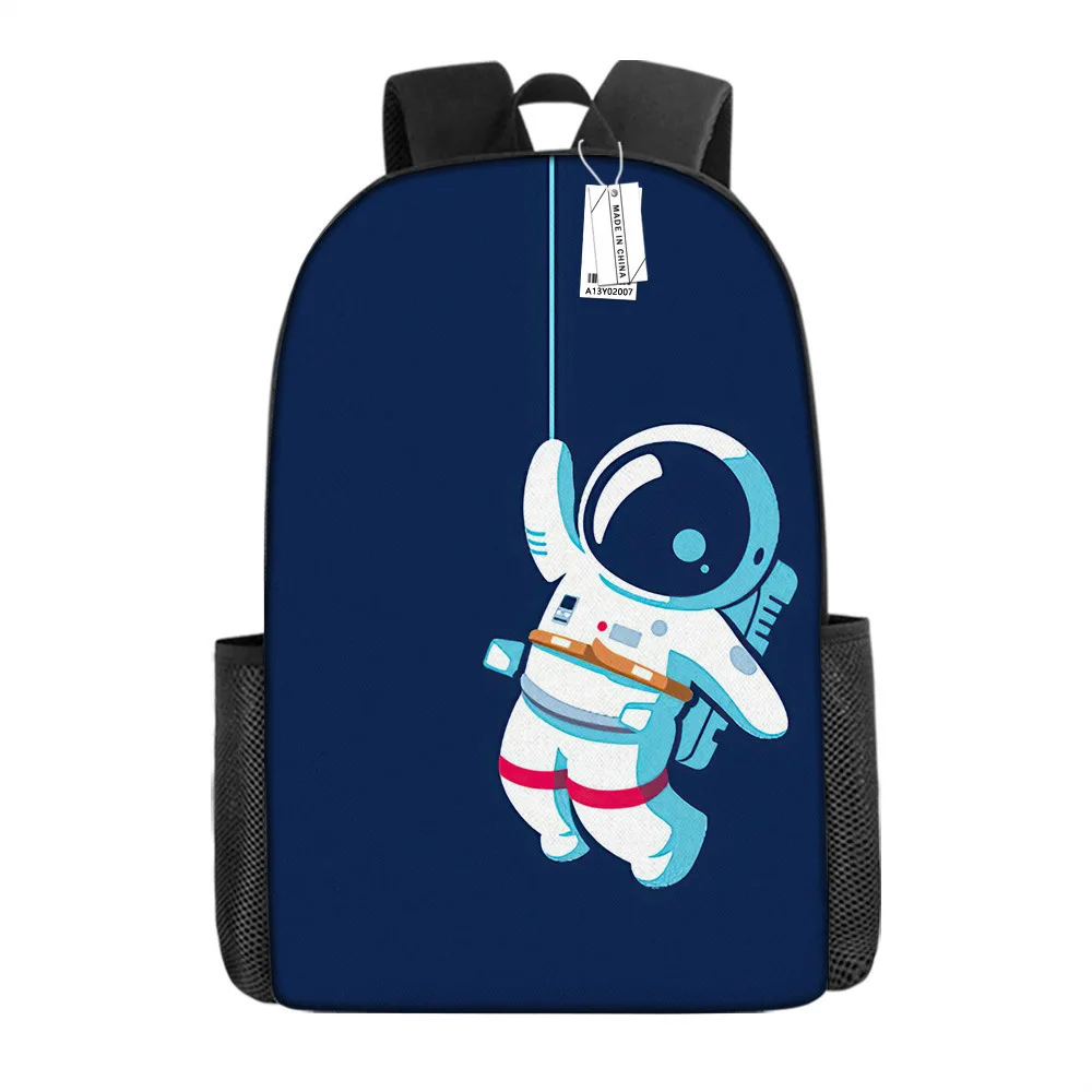 Classic Popular Cool astronaut Notebook Backpacks pupil School Bags 3D Print Oxford Waterproof Boys/Girls Laptop Backpacks