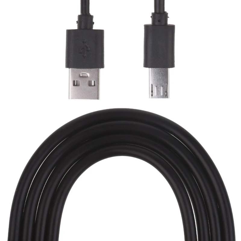 Efficient USB Micro USB Male to USB A Male Cable with10mm Extended Length Tip Cord for Cell Phones & Tablets