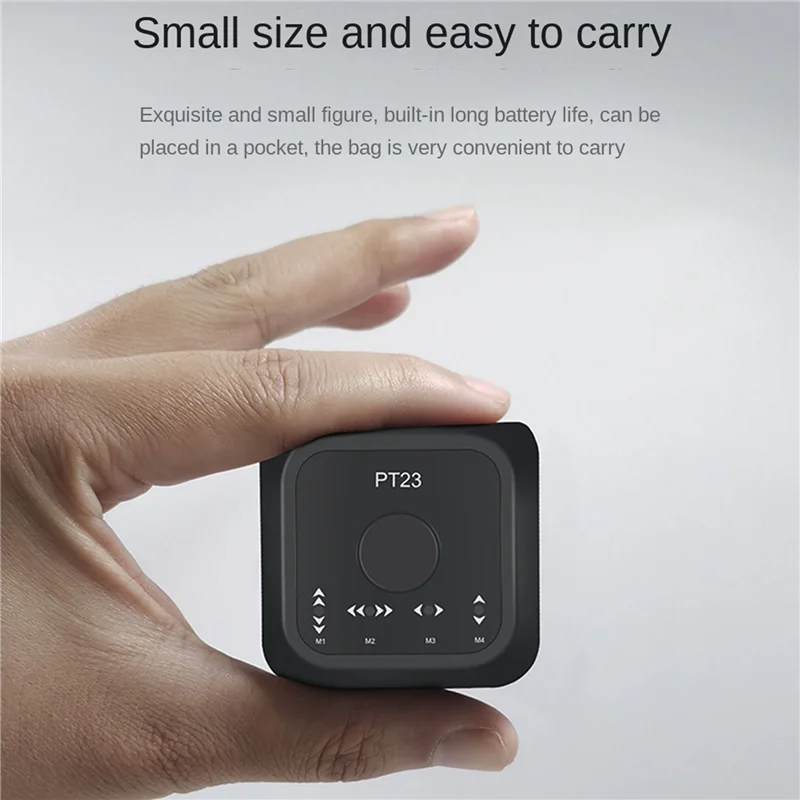 N01R-3X Wireless Page Turner Pedal Rechargeable Wireless Foot Switch For Tablet Smartphone Electronic Music Scores Black